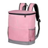 Maxbell Cooler Rucksack Insulated Soft Backpack Cooler for Men Women to Work Camping Pink