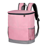 Maxbell Cooler Rucksack Insulated Soft Backpack Cooler for Men Women to Work Camping Pink
