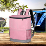 Maxbell Cooler Rucksack Insulated Soft Backpack Cooler for Men Women to Work Camping Pink