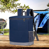 Maxbell Cooler Rucksack Insulated Soft Backpack Cooler for Men Women to Work Camping Dark Blue