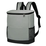 Maxbell Cooler Rucksack Insulated Soft Backpack Cooler for Men Women to Work Camping Gray