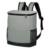 Maxbell Cooler Rucksack Insulated Soft Backpack Cooler for Men Women to Work Camping Gray