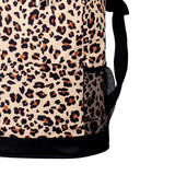 Maxbell Cooler Rucksack Insulated Soft Backpack Cooler for Men Women to Work Camping Light Leopard Print