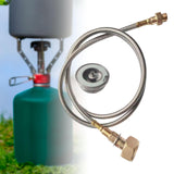 Maxbell Gas Adapter Portable Split Stove Converter for Camping Stove Outdoor Fishing