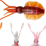 Maxbell Soft Fishing Lure Artificial Durable Fishing Tackle Vivid Elastic Squid Bait Pink