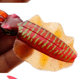 Maxbell Soft Fishing Lure Artificial Durable Fishing Tackle Vivid Elastic Squid Bait Pink