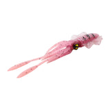 Maxbell Soft Fishing Lure Artificial Durable Fishing Tackle Vivid Elastic Squid Bait Pink