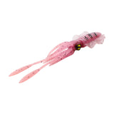 Maxbell Soft Fishing Lure Artificial Durable Fishing Tackle Vivid Elastic Squid Bait Pink