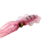 Maxbell Soft Fishing Lure Artificial Durable Fishing Tackle Vivid Elastic Squid Bait Pink