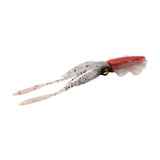 Maxbell Soft Fishing Lure Artificial Durable Fishing Tackle Vivid Elastic Squid Bait Red