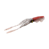 Maxbell Soft Fishing Lure Artificial Durable Fishing Tackle Vivid Elastic Squid Bait Red