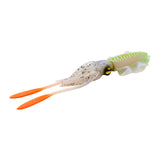Maxbell Soft Fishing Lure Artificial Durable Fishing Tackle Vivid Elastic Squid Bait Green