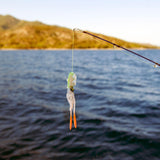 Maxbell Soft Fishing Lure Artificial Durable Fishing Tackle Vivid Elastic Squid Bait Green