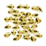 Maxbell 50Pcs Fishing Blades Tool Rigs Spinnerbaits for Perch Bass Men Women Gold 15mm