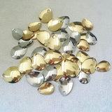 Maxbell 50Pcs Fishing Blades Tool Rigs Spinnerbaits for Perch Bass Men Women Gold 17mm