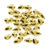 Maxbell 50Pcs Fishing Blades Tool Rigs Spinnerbaits for Perch Bass Men Women Gold 17mm