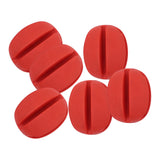 Maxbell 6x Fishing Rod Holder Straps Pole Clips Boat Fishing Fishing Rod Fixed Ball Red