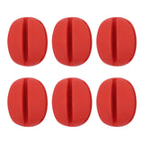 Maxbell 6x Fishing Rod Holder Straps Pole Clips Boat Fishing Fishing Rod Fixed Ball Red