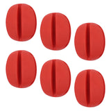 Maxbell 6x Fishing Rod Holder Straps Pole Clips Boat Fishing Fishing Rod Fixed Ball Red