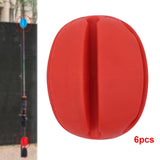 Maxbell 6x Fishing Rod Holder Straps Pole Clips Boat Fishing Fishing Rod Fixed Ball Red