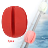 Maxbell 6x Fishing Rod Holder Straps Pole Clips Boat Fishing Fishing Rod Fixed Ball Red