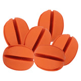 Maxbell 6x Fishing Rod Holder Straps Pole Clips Boat Fishing Fishing Rod Fixed Ball Orange