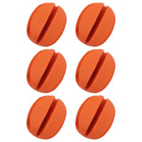 Maxbell 6x Fishing Rod Holder Straps Pole Clips Boat Fishing Fishing Rod Fixed Ball Orange