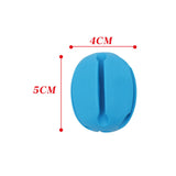 Maxbell 6x Fishing Rod Holder Straps Pole Clips Boat Fishing Fishing Rod Fixed Ball Blue