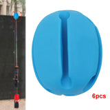 Maxbell 6x Fishing Rod Holder Straps Pole Clips Boat Fishing Fishing Rod Fixed Ball Blue