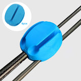 Maxbell 6x Fishing Rod Holder Straps Pole Clips Boat Fishing Fishing Rod Fixed Ball Blue