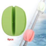 Maxbell 6x Fishing Rod Holder Straps Pole Clips Boat Fishing Fishing Rod Fixed Ball Green