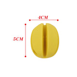 Maxbell 6x Fishing Rod Holder Straps Pole Clips Boat Fishing Fishing Rod Fixed Ball Yellow