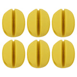 Maxbell 6x Fishing Rod Holder Straps Pole Clips Boat Fishing Fishing Rod Fixed Ball Yellow