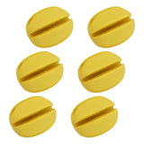 Maxbell 6x Fishing Rod Holder Straps Pole Clips Boat Fishing Fishing Rod Fixed Ball Yellow