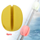Maxbell 6x Fishing Rod Holder Straps Pole Clips Boat Fishing Fishing Rod Fixed Ball Yellow