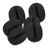 Maxbell 6x Fishing Rod Holder Straps Pole Clips Boat Fishing Fishing Rod Fixed Ball Black