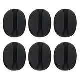 Maxbell 6x Fishing Rod Holder Straps Pole Clips Boat Fishing Fishing Rod Fixed Ball Black