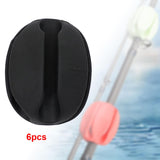 Maxbell 6x Fishing Rod Holder Straps Pole Clips Boat Fishing Fishing Rod Fixed Ball Black