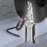 Maxbell Wire Stripper Easy to Use Wire Cutter Stripper for Splitting Cutting Pulling