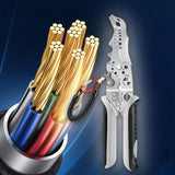 Maxbell Wire Stripper Easy to Use Wire Cutter Stripper for Splitting Cutting Pulling