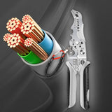 Maxbell Wire Stripper Easy to Use Wire Cutter Stripper for Splitting Cutting Pulling