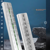 Maxbell Fishing Hook Tying Tool Hook Length Measuring Ruler Loop Tyer Fishing Tackle