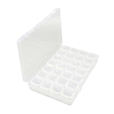 Maxbell Fly Tying Beads Container 28 Compartment Waterproof Clear Fishing Tackle Box