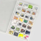 Maxbell Fly Tying Beads Container 28 Compartment Waterproof Clear Fishing Tackle Box