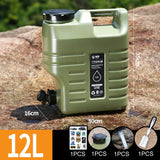 Maxbell Water Container with Spigot Water Storage Jug for Washing Hand BBQ Fishing