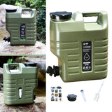 Maxbell Water Container with Spigot Water Storage Jug for Washing Hand BBQ Fishing