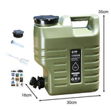 Maxbell Water Container with Spigot Water Storage Jug for Washing Hand BBQ Fishing