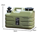 Maxbell Water Container with Spigot Water Storage Jug for Washing Hand BBQ Fishing