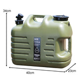 Maxbell Water Container with Spigot Water Storage Jug for Washing Hand BBQ Fishing