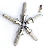 Maxbell 5x Alpenstock Rod Tip Trekking Poles Tip for Climbing Mountaineering Walking